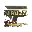 Sticker | kauez (Gold) | Shanghai 2024