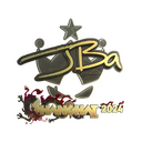 Sticker | JBa (Gold) | Shanghai 2024