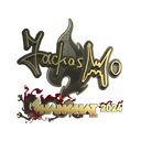 Sticker | jackasmo (Gold) | Shanghai 2024