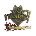 Sticker | m0NESY (Gold) | Shanghai 2024