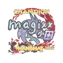 Sticker | magixx (Holo, Champion) | Shanghai 2024