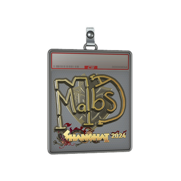 Sticker Slab | malbsMd (Gold) | Shanghai 2024