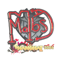 Sticker | malbsMd (Glitter) | Shanghai 2024