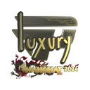 Sticker | lux (Gold) | Shanghai 2024