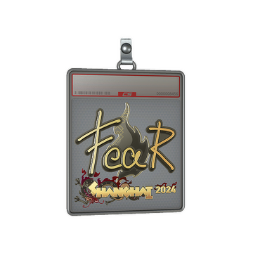 Sticker Slab | fEAR (Gold) | Shanghai 2024