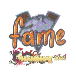 Sticker | fame (Holo) | Shanghai 2024