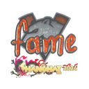 Sticker | fame (Glitter) | Shanghai 2024