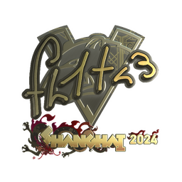 Sticker | FL1T (Gold) | Shanghai 2024