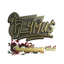 Sticker | FL4MUS (Gold) | Shanghai 2024