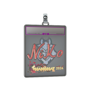 Sticker Slab | NiKo (Holo) | Shanghai 2024