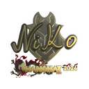 Sticker | NiKo (Gold) | Shanghai 2024
