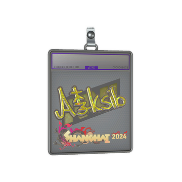 Sticker Slab | Aleksib (Glitter) | Shanghai 2024
