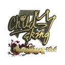 Sticker | ChildKing (Gold) | Shanghai 2024