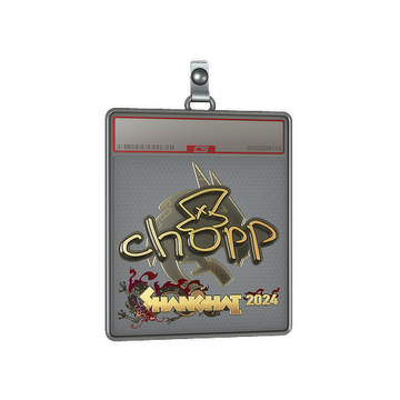Sticker Slab | chopper (Gold) | Shanghai 2024