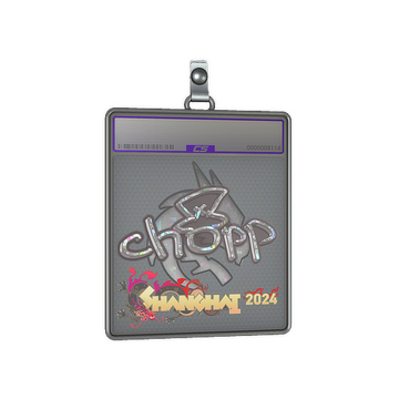 Sticker Slab | chopper (Glitter) | Shanghai 2024