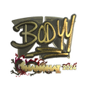 Sticker | bodyy (Gold) | Shanghai 2024