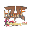 Sticker | blameF (Glitter) | Shanghai 2024