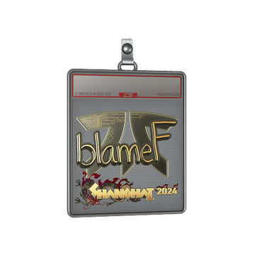 Sticker Slab | blameF (Gold) | Shanghai 2024