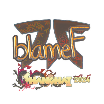 Sticker | blameF (Holo) | Shanghai 2024