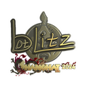 Sticker | bLitz (Gold) | Shanghai 2024