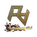 Sticker | Rare Atom (Gold) | Shanghai 2024