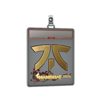 Sticker Slab | Fnatic (Gold) | Shanghai 2024