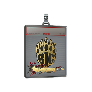 Sticker Slab | BIG (Gold) | Shanghai 2024