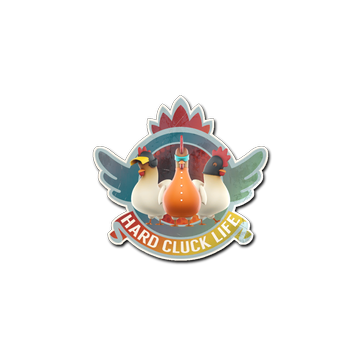 Sticker | Hard Cluck Life (Holo)