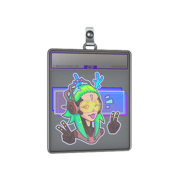 Sticker Slab | V For Victory (Holo)