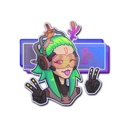 Sticker | V For Victory (Holo)