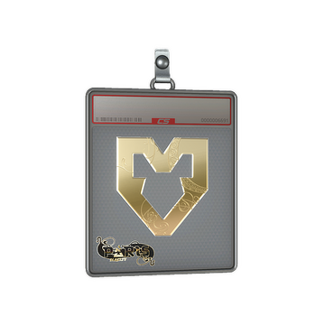 Sticker Slab | MOUZ (Gold) | Paris 2023