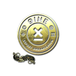Sticker | 9INE (Gold) | Paris 2023
