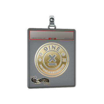 Sticker Slab | 9INE (Gold) | Paris 2023