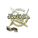 Sticker | Aleksib (Gold) | Paris 2023