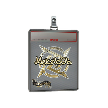 Sticker Slab | Aleksib (Gold) | Paris 2023