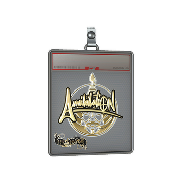 Sticker Slab | ANNIHILATION (Gold) | Paris 2023