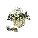 Sticker | CRUC1AL (Gold) | Paris 2023