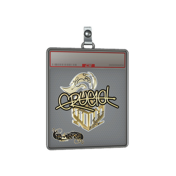 Sticker Slab | CRUC1AL (Gold) | Paris 2023