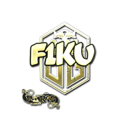 Sticker | F1KU (Gold) | Paris 2023
