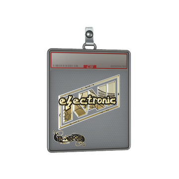 Sticker Slab | electronic (Gold) | Paris 2023