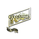 Sticker | electronic (Gold) | Paris 2023