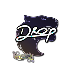Sticker | drop (Glitter) | Paris 2023