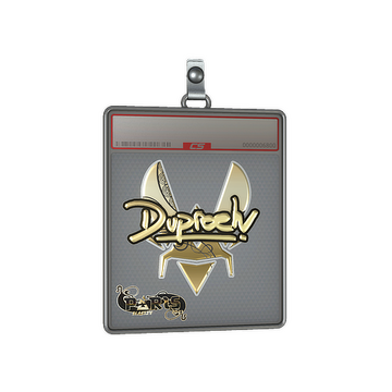 Sticker Slab | dupreeh (Gold) | Paris 2023