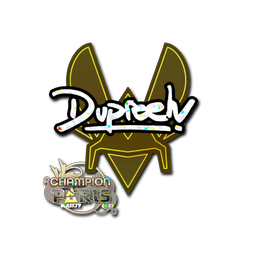 Sticker | dupreeh (Glitter, Champion) | Paris 2023