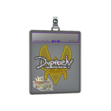 Sticker Slab | dupreeh (Glitter, Champion) | Paris 2023