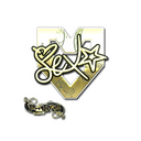 Sticker | dexter (Gold) | Paris 2023