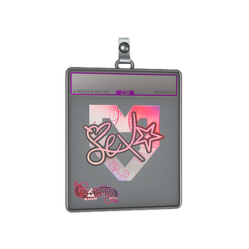 Sticker Slab | dexter (Holo) | Paris 2023