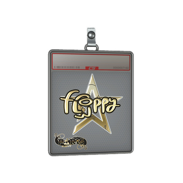 Sticker Slab | floppy (Gold) | Paris 2023