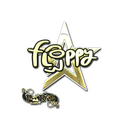 Sticker | floppy (Gold) | Paris 2023