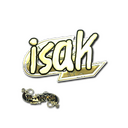 Sticker | isak (Gold) | Paris 2023